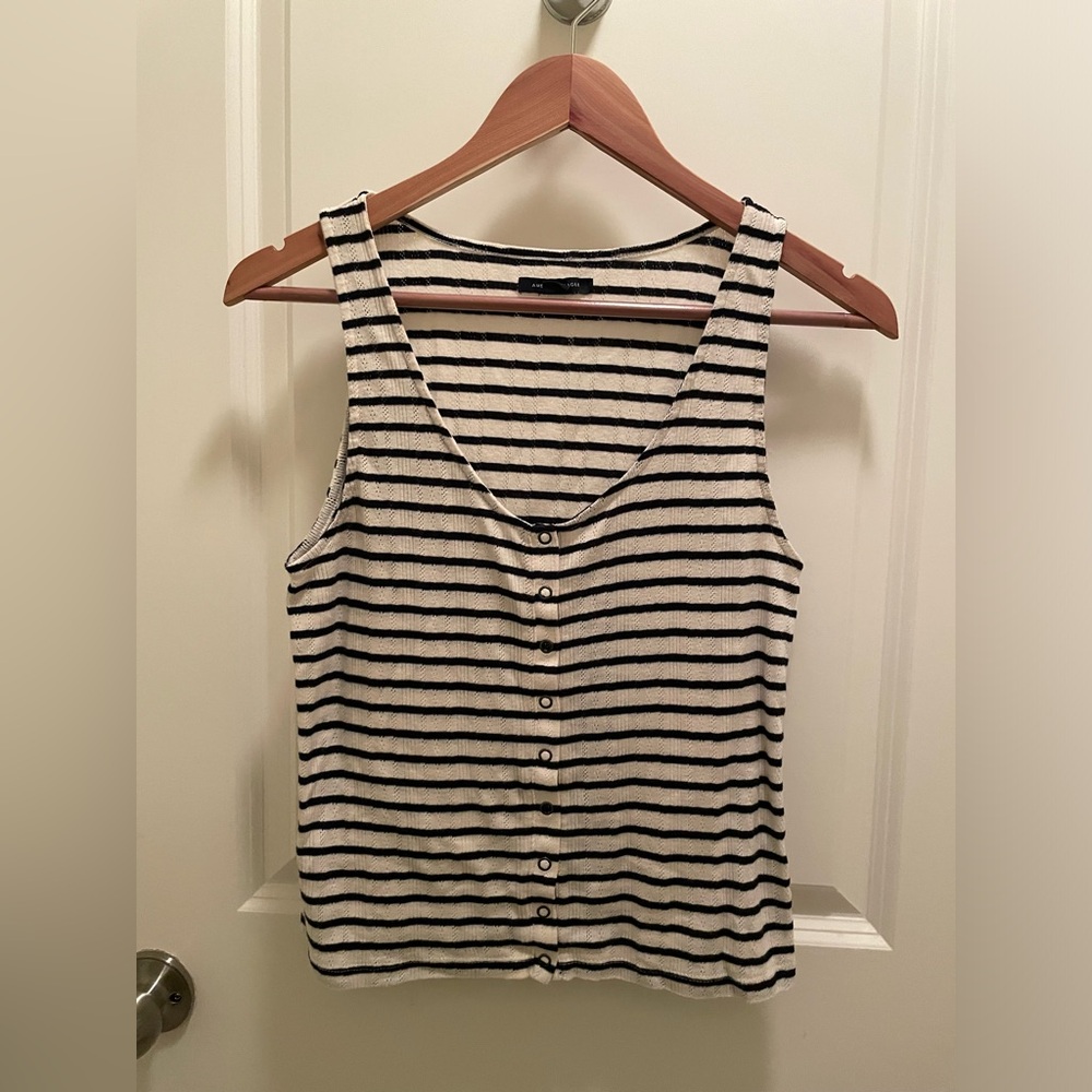 American Eagle - Stripes Tank Top — Medium